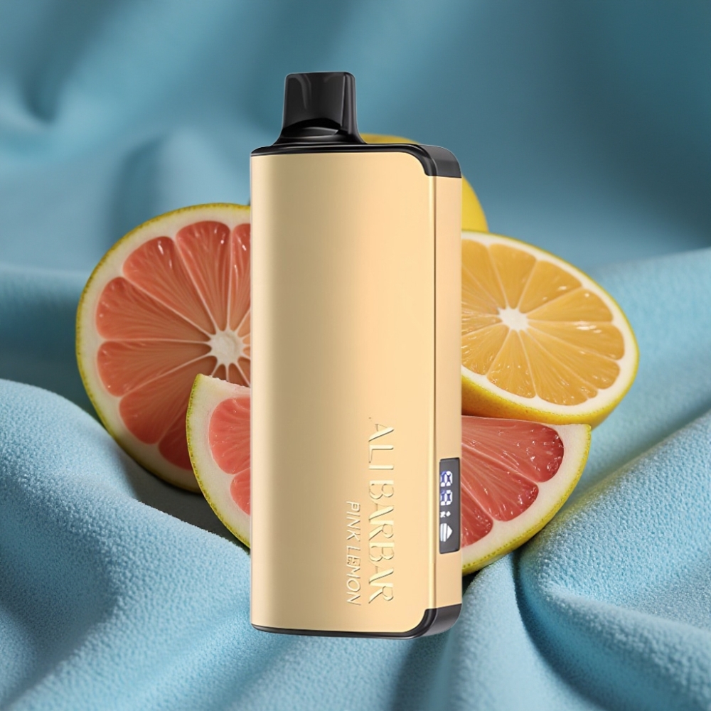 Alibarbar Ingot 9000 Puffs Tẩu Hút Dùng Một Lần Chanh Hồng 22ml 2350mAh