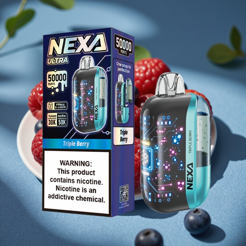 NEXA Ultra 50K Disposable Vape 3 Màu Dâu 20ml 800mAh