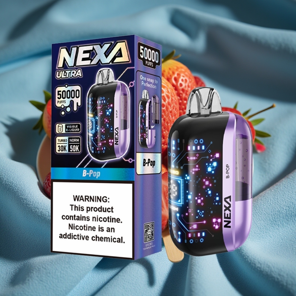 NEXA Ultra 50K Disposable Vape B-Pop - Màn Hình 3D - 20ml Dung Lượng