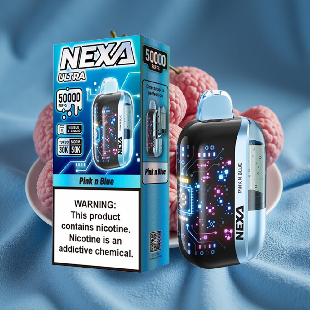 NEXA Ultra 50K Disposable Vape Hồng Và Xanh 20ml 800mAh