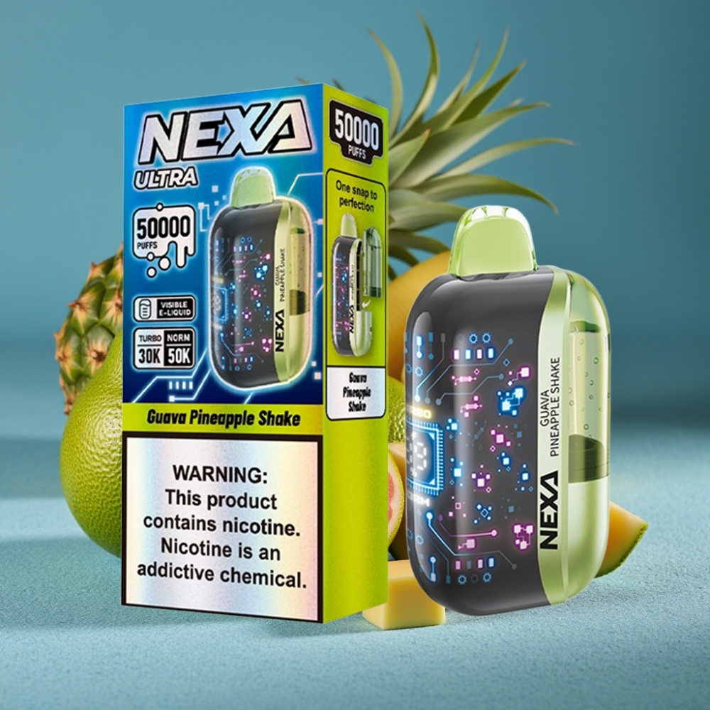 NEXA Ultra 50K Disposable Vape Sinh Tố Ổi Dứa - 20ml - 5% Nicotine