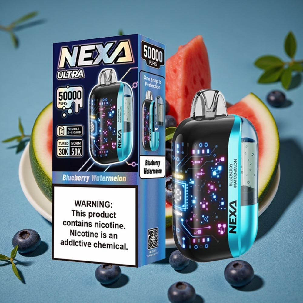 NEXA Ultra 50K Disposable Vape Việt Quất Dưa Hấu 20ml 5% Nicotine