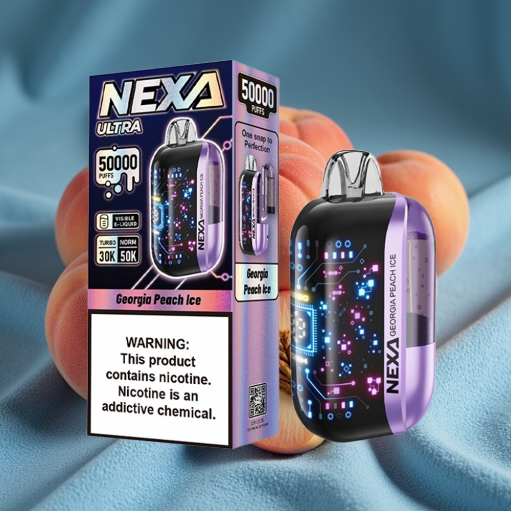 NEXA Ultra 50K Disposable Vape Đào Georgia Đá 20ml 800mAh
