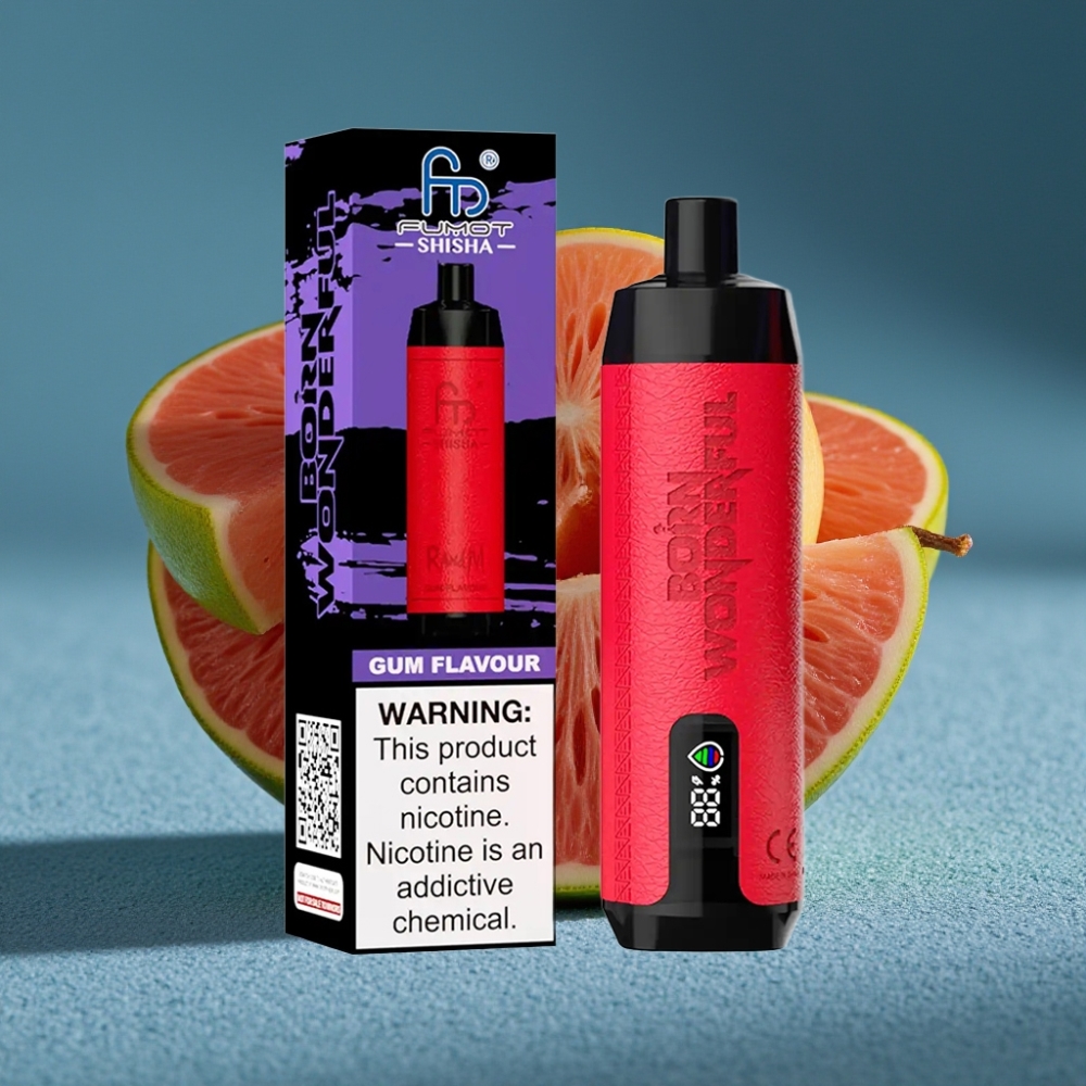 RandM Fumot Shisha 10000 Lần Hút Vape Dùng Một Lần Vị Kẹo Gum Pin 850mAh