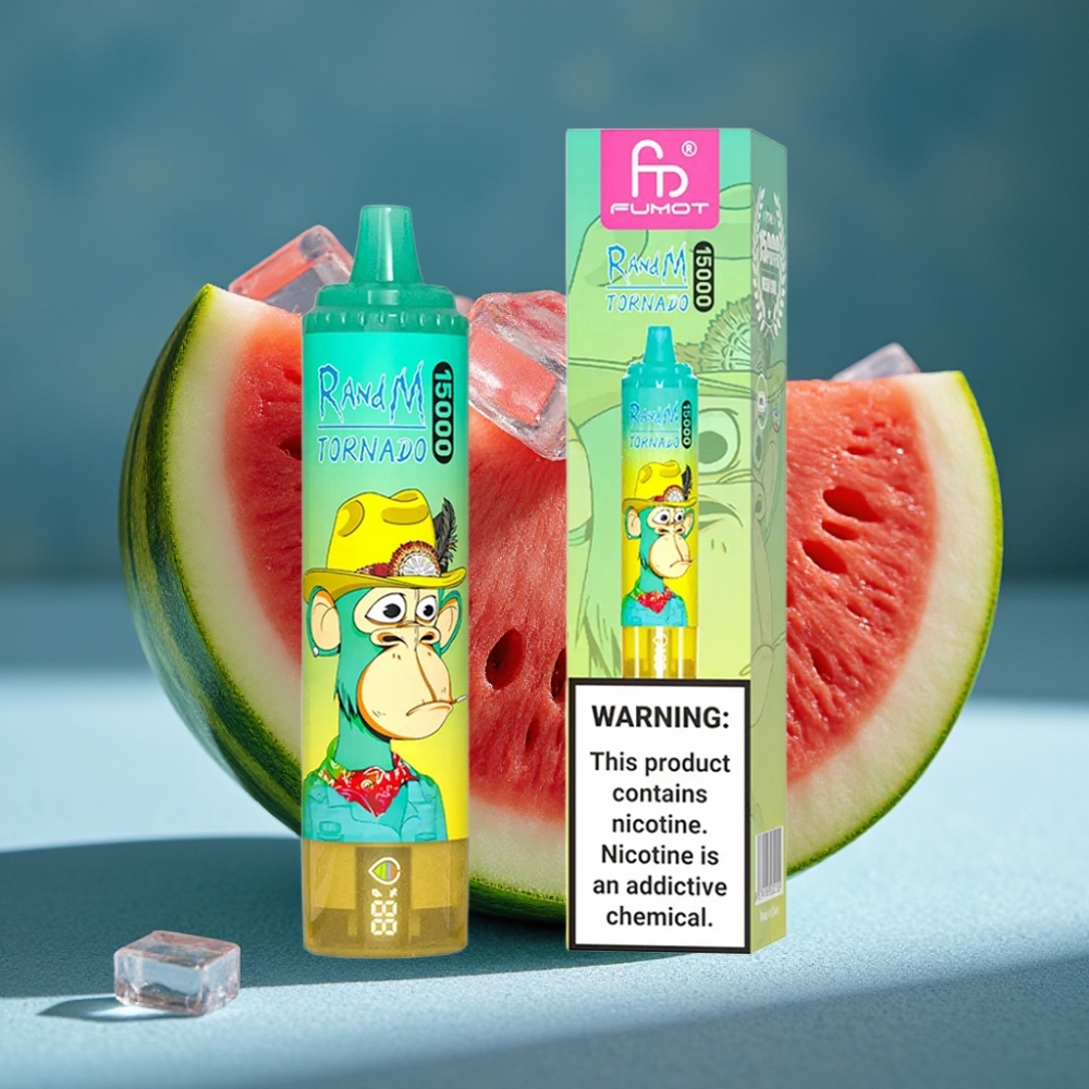 RandM Fumot Tornado 15000 Puffs Disposable Vape Dưa Hấu Đá