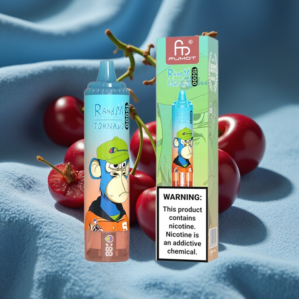 RandM Fumot Tornado 15000 Puffs Điện Tử Sử Dụng Một Lần Hương Cherry Cola 25ml