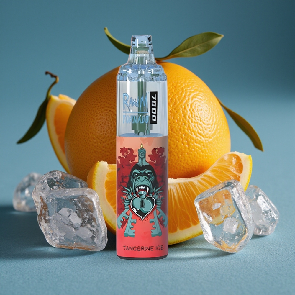 RandM Fumot Tornado 7000 Puffs Disposable Vape Cam Đá