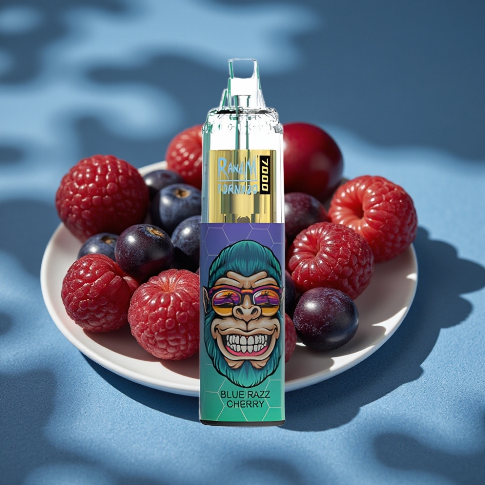 RandM Fumot Tornado 7000 Puffs Tinh Dầu 14ML Điện Tử Hương Anh Đào Xanh Dương