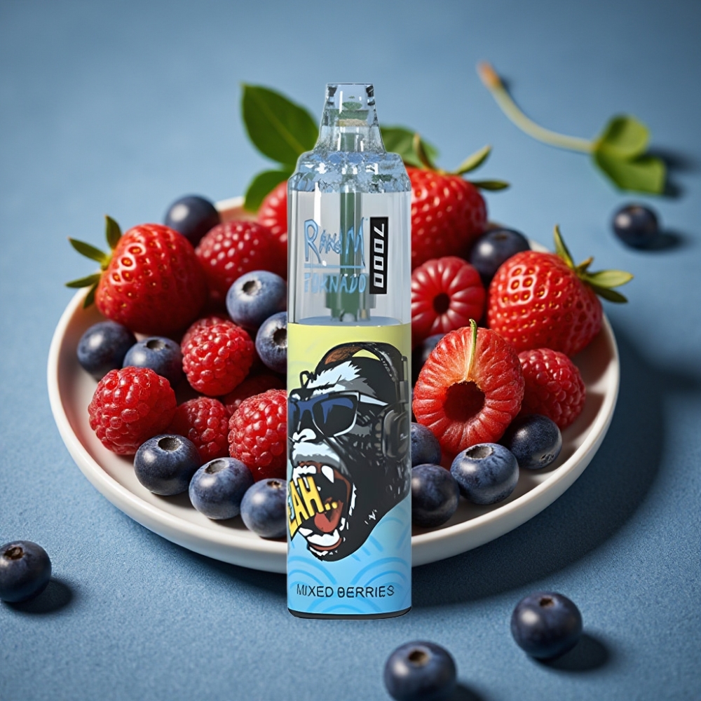 RandM Fumot Tornado 7000 Puffs Điếu Vape Dùng Một Lần Quả Mọng Hỗn Hợp