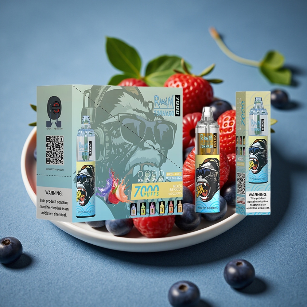 RandM Fumot Tornado 7000 Puffs Điếu Vape Dùng Một Lần Quả Mọng Hỗn Hợp