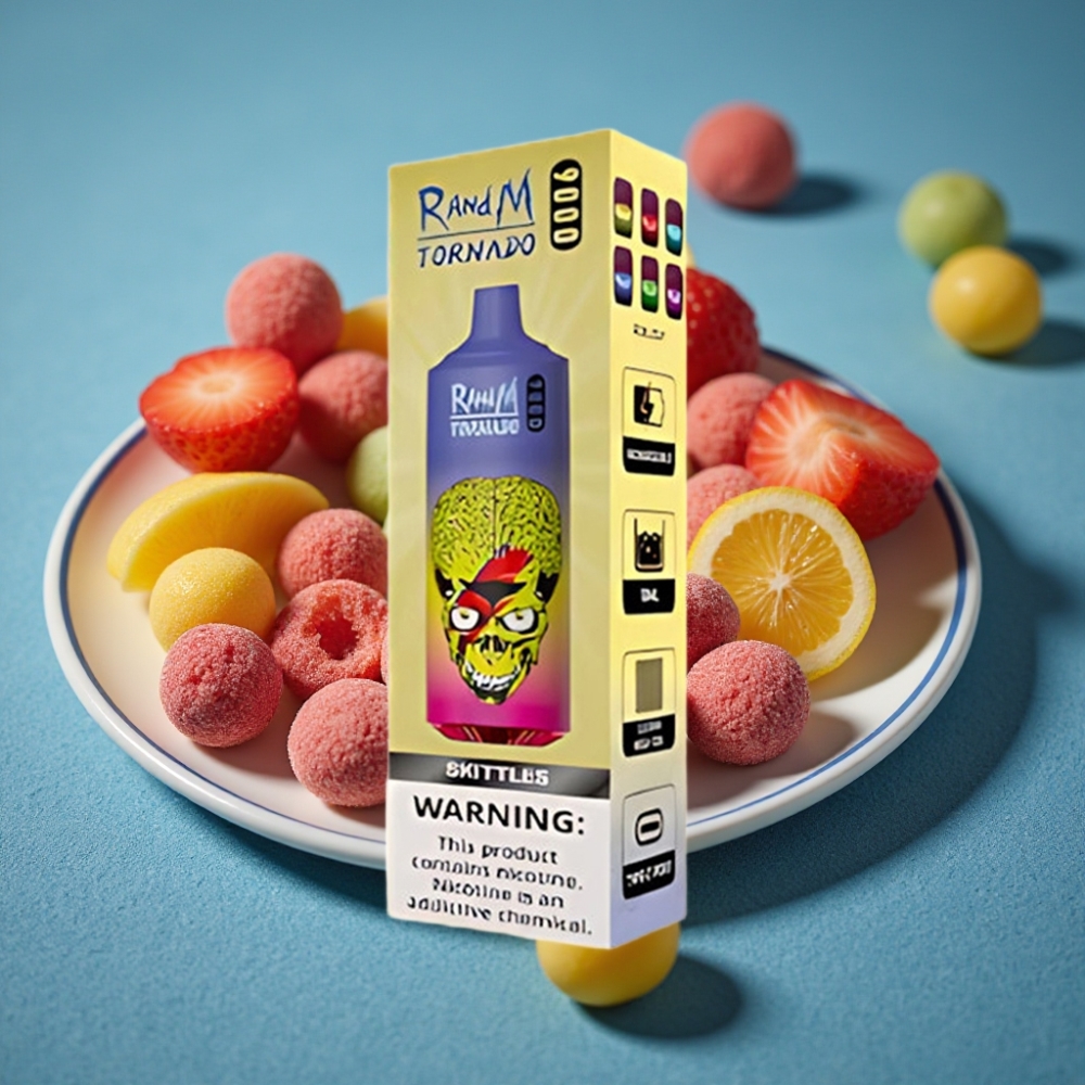 RandM Fumot Tornado 9000 Puffs Disposable Vape Kẹo Dẻo