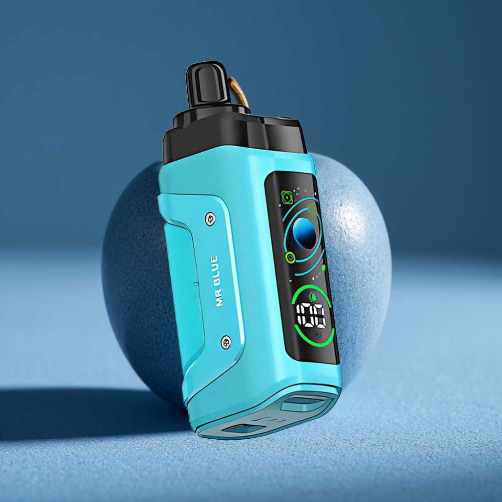Razz Bar 45000 Puffs Disposable Vape Xanh Lam với Pin 650mAh