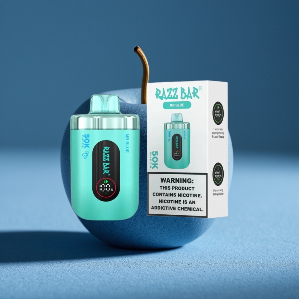 Razz Bar 50K Puffs Disposable Vape Mr Xanh - Pin 650mAh