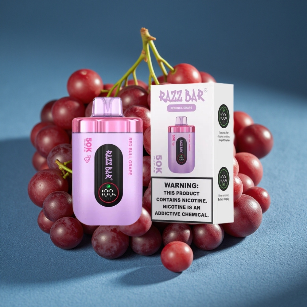 Razz Bar 50K Puffs Disposable Vape Nho Red Bull 50.000 Lần Hút Pin 650mAh