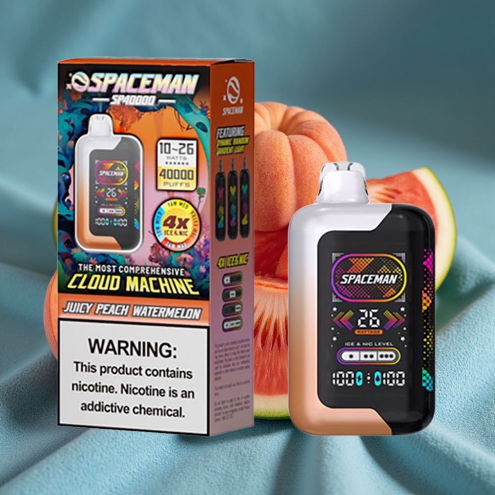 SMOK SPACEMAN SP40000 Disposable Vape Đào Dưa Hấu Mọng Nước