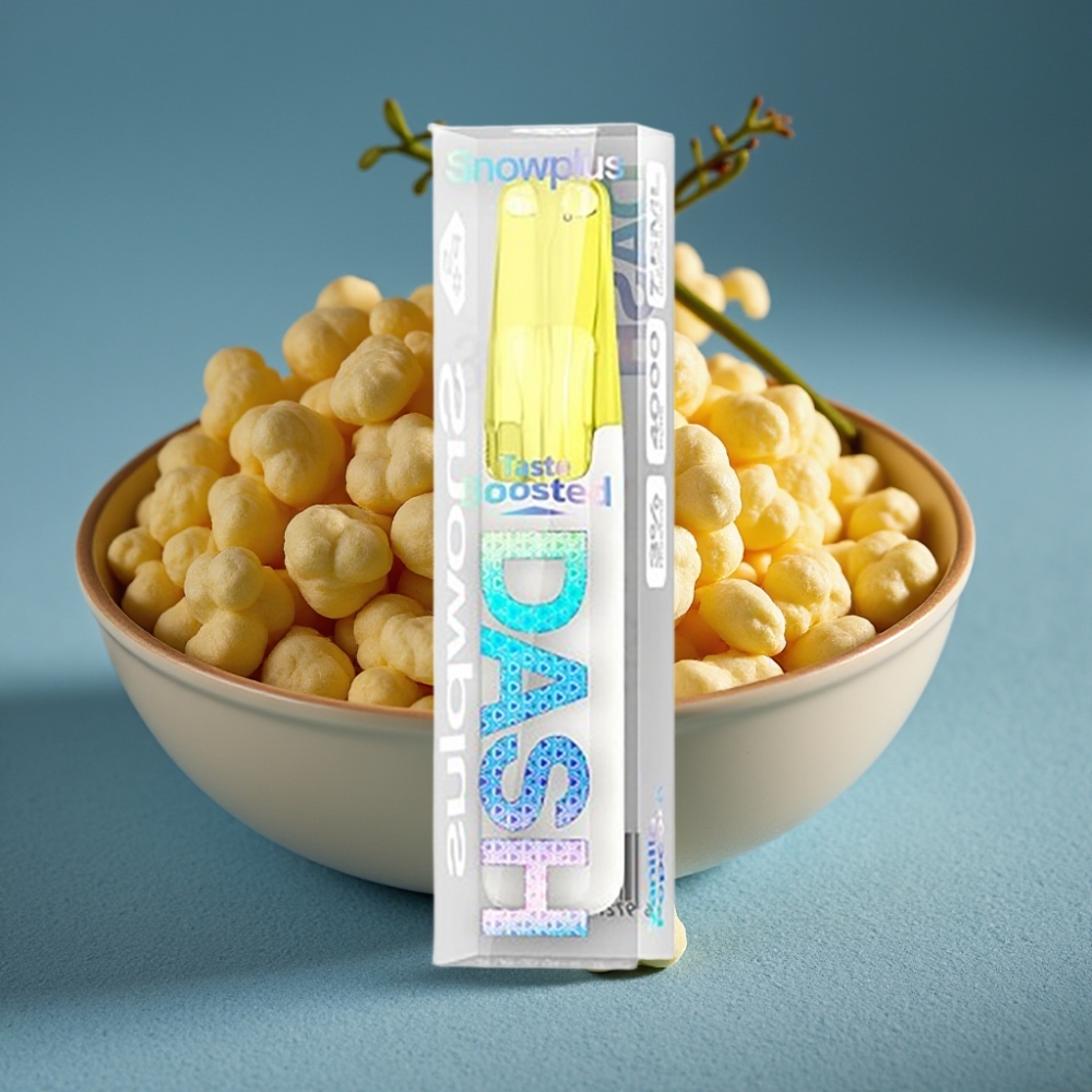 Snowplus Dash 4000 Puffs Thiết Bị Dùng Một Lần Vị Bắp Rang Vanilla Công Suất Pin 530mAh