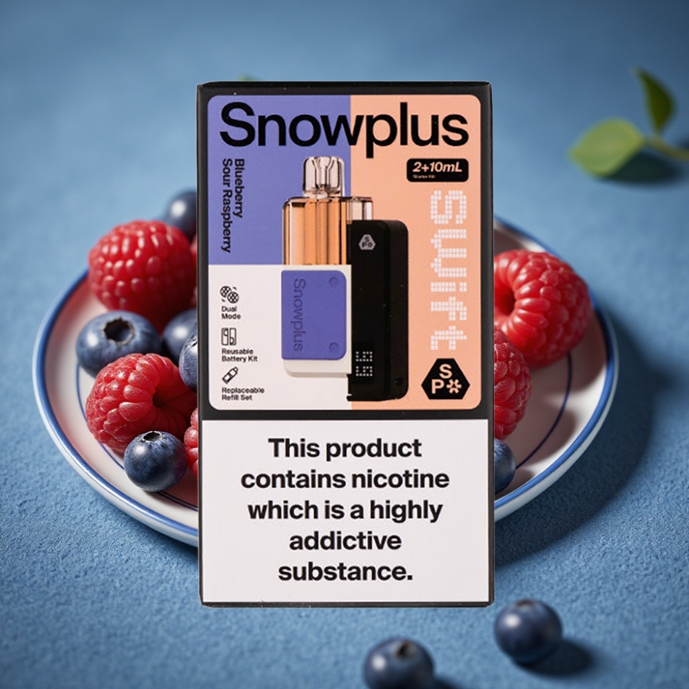 Snowplus Swift 5000 Puffs Prefilled Pod Kit Việt Quất Chua Phúc Bồn Tử 43mm 65g