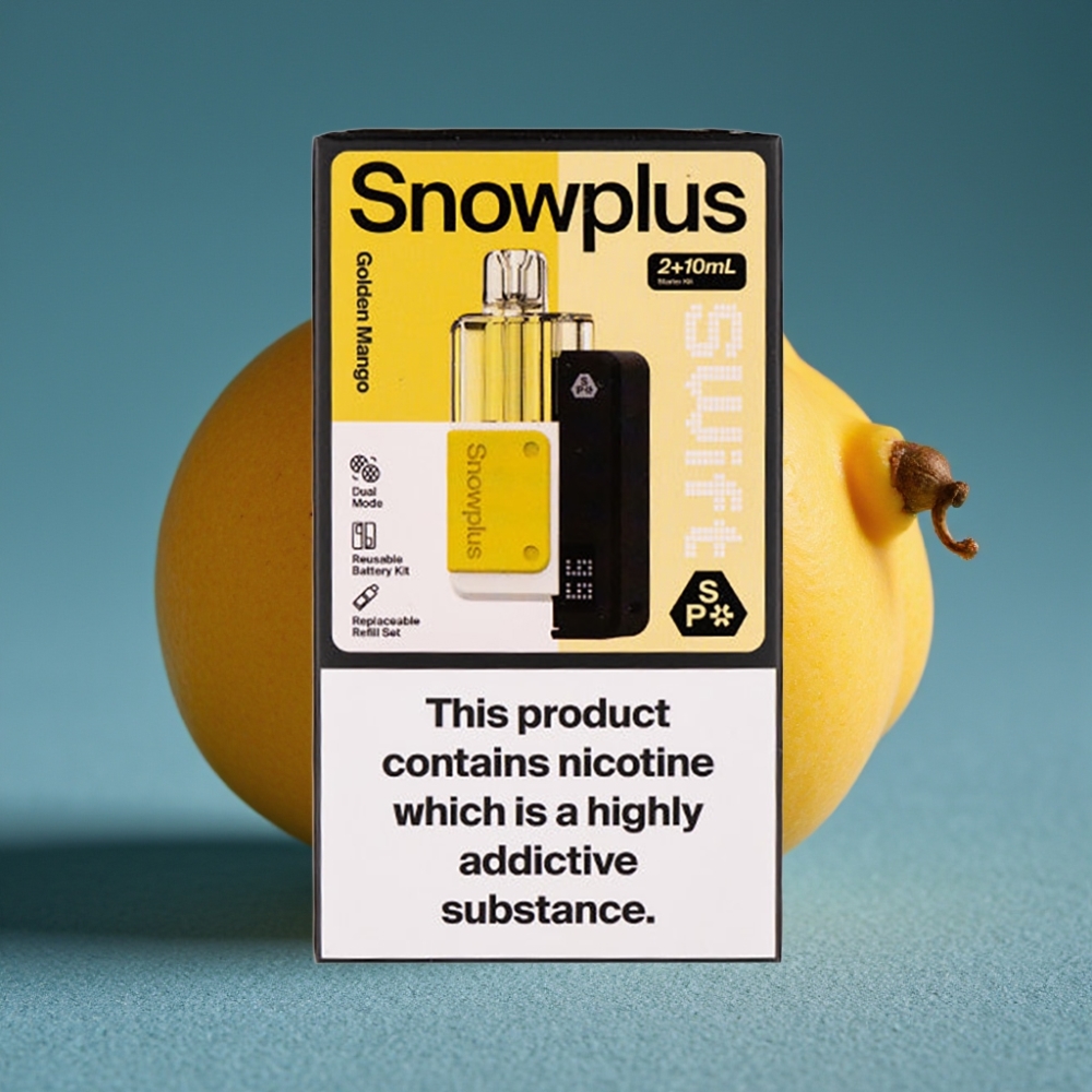 Snowplus Swift 5000 Puffs Prefilled Pod Kit Xoài Vàng 43mm Dual Mesh